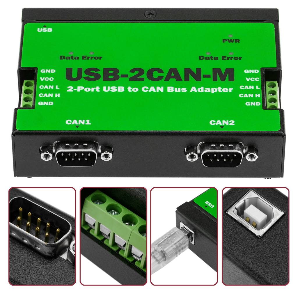 Conversor USB 2-Port CAN bus