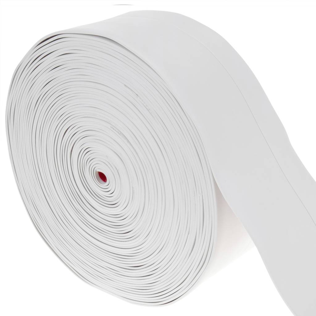 Rodapié flexible autoadhesivo 50 x 20 mm. de longitud 15 m de color blanco