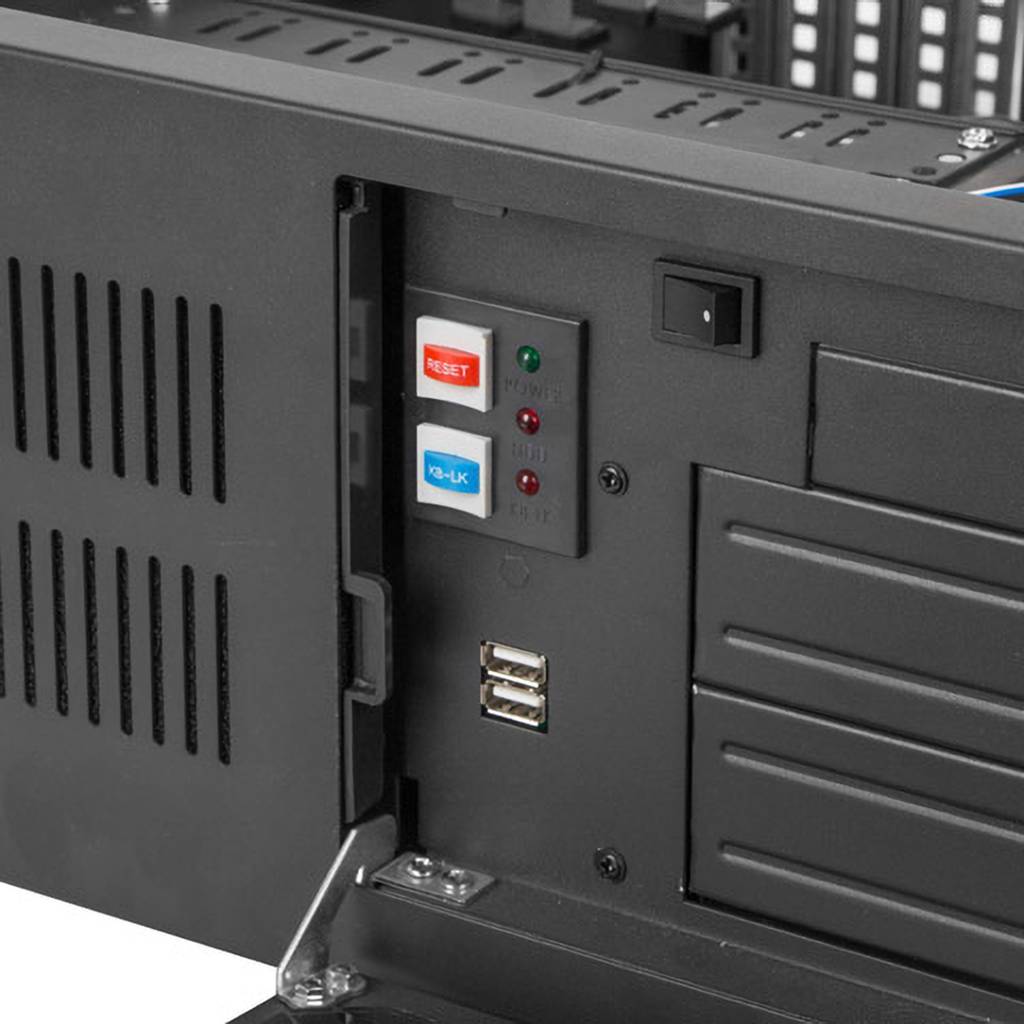 Caja servidor ATX de 450 mm de 19’’ / 4U de Landberg SC01-4504-10B