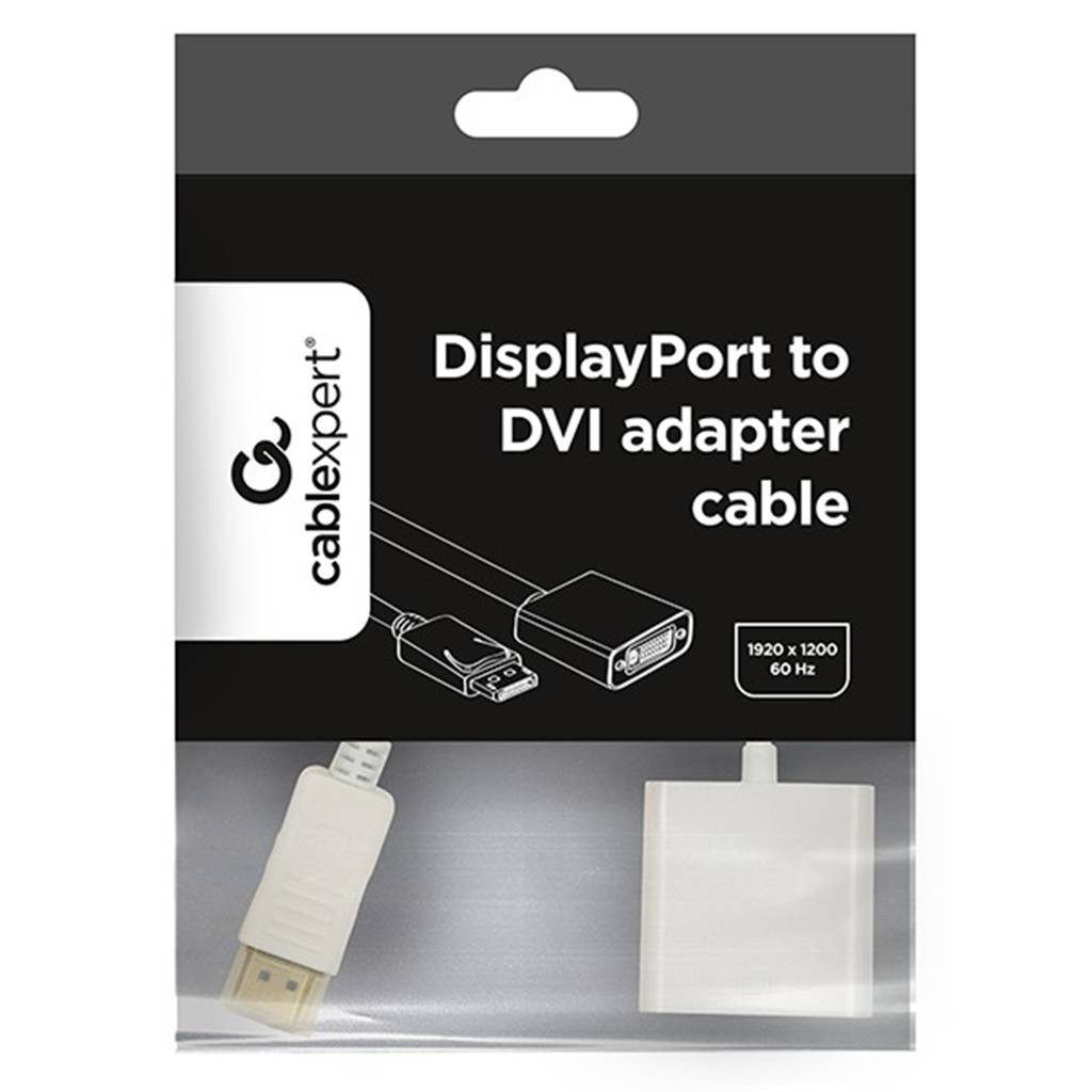 Adaptador de DisplayPort macho a HDMI A hembra color blanco de Gembird A-DPM-HDMIF-002-W