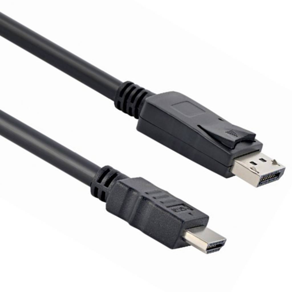 Adaptador de DisplayPort macho a HDMI A macho de 1.8 m de Gembird CC-DP-HDMI-6