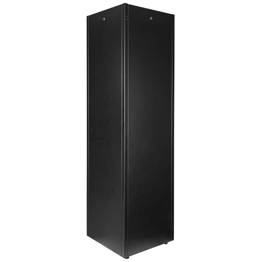 Armario EcoRack 47U 19” negro de pie con puerta de cristal 600 x 600 x 2202 mm