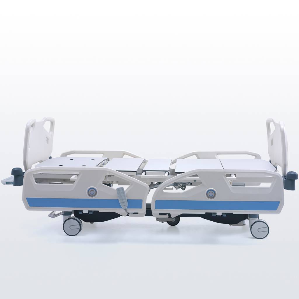 Cama de hospital bariátrica de 4 motores con sistema de inclinación para cuidados intensivos de Nitrocare HB 8000-B