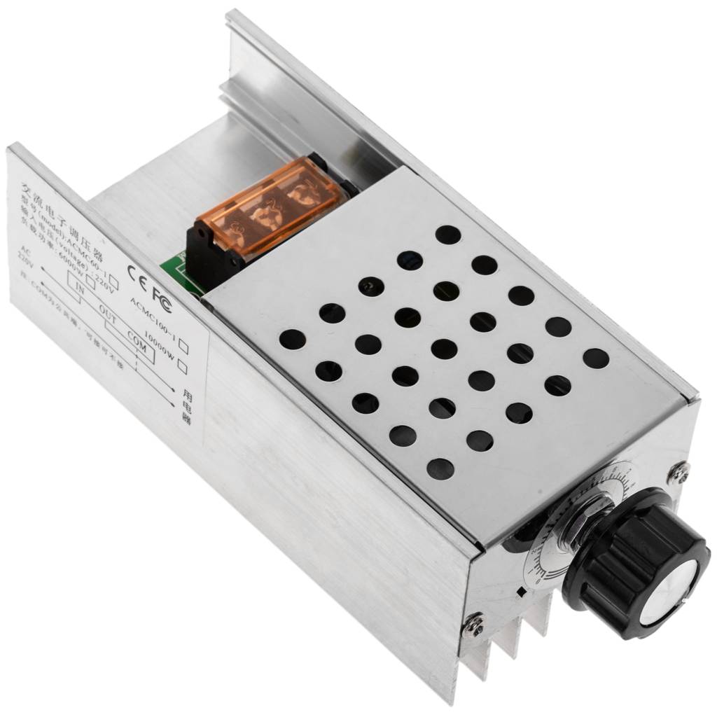 Adaptador regulador de voltaje para extractor 6000W 130x60x45mm