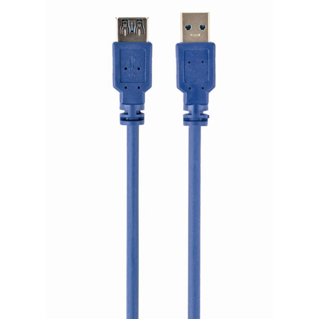 Adaptador de USB 3.0 macho a hembra de 1.8 m color azul de Gembird CCP-USB3-AMAF-6