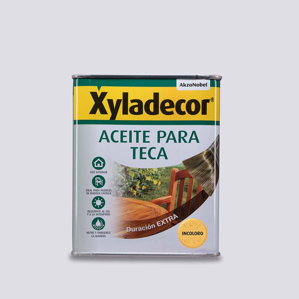 Aceite protector para madera teca de 5L de Xyladecor 5089083