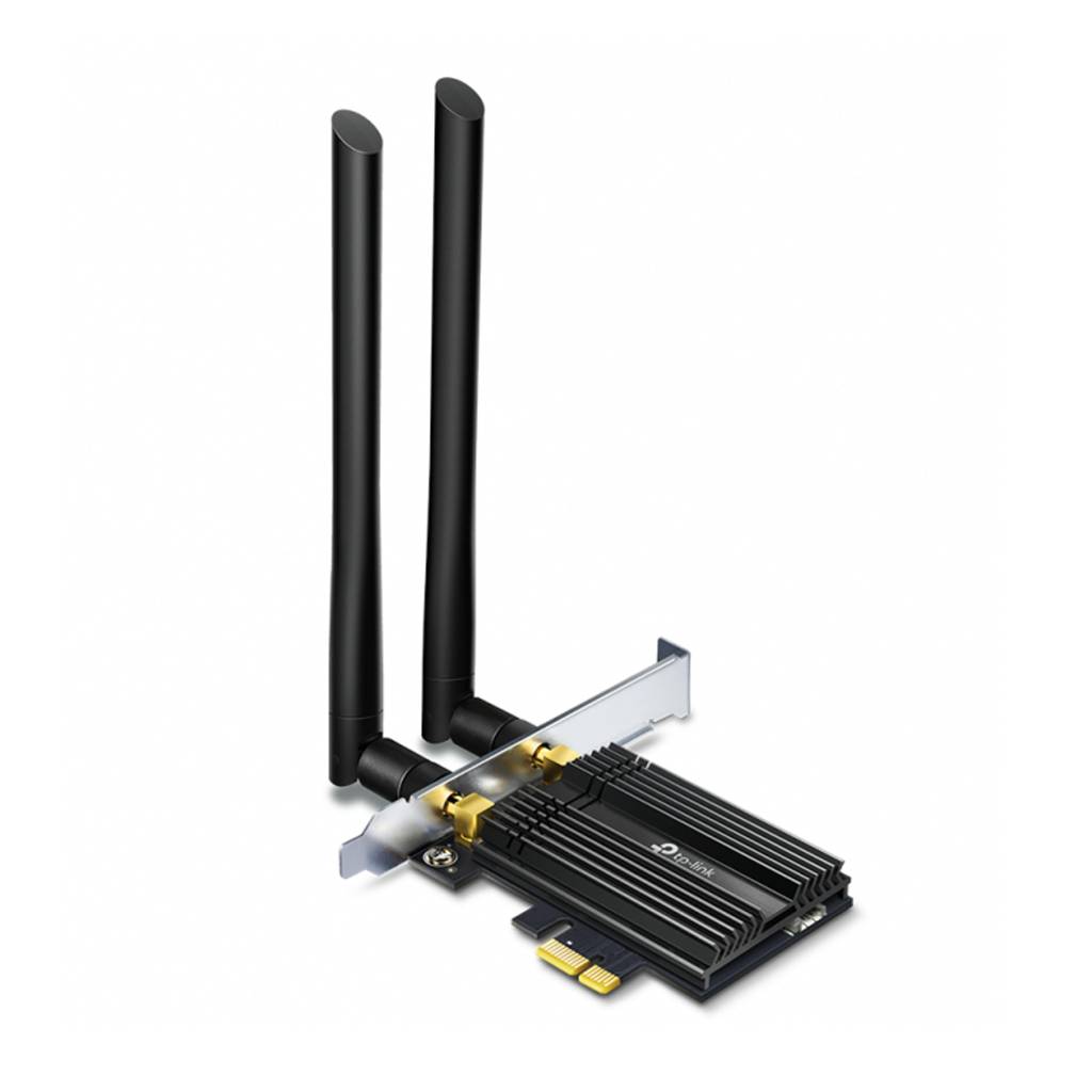 Adaptador de doble banda Wi-Fi 6 con conectividad Bluetooth 5.0 para tarjetas PCI Express de TP-Link Archer TX50E