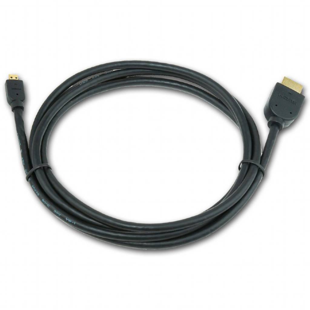 Cable adaptador de HDMI macho a micro HDMI macho V1.3 de 1.8 m de Gembird CC-HDMID-6