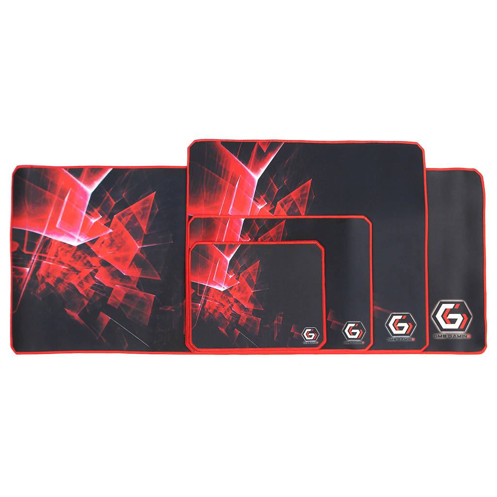 Alfombra gaming para escritorio color negro y rojo de Gembird MP-GAMEPRO-S