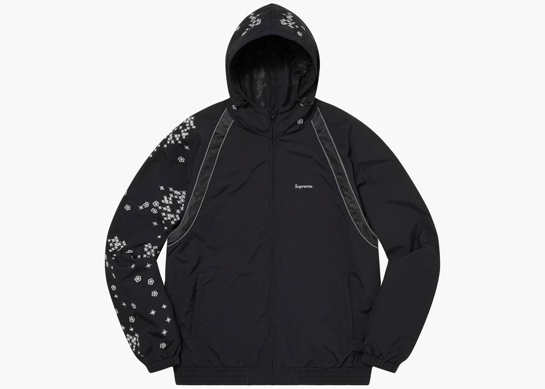 Supreme AOI Glow-in-the-Dark Track Jacket Black | Hype Clothinga