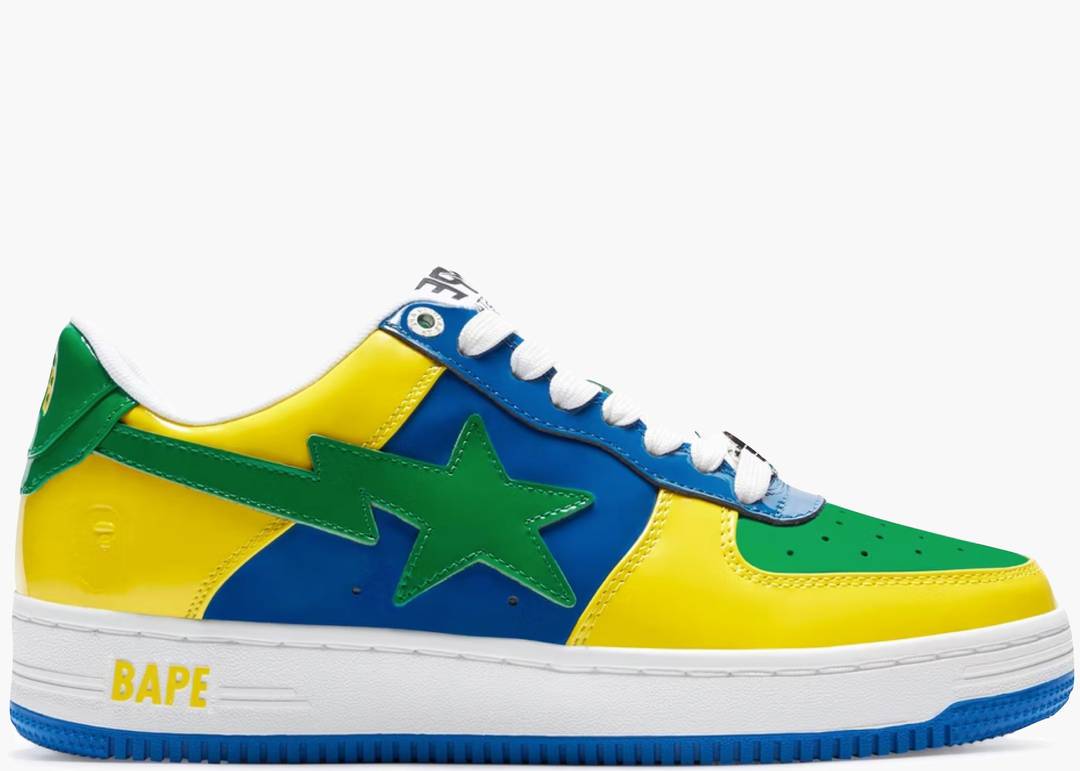 A Bathing Ape Bape Sta Blue Yellow Green | Hype Clothinga