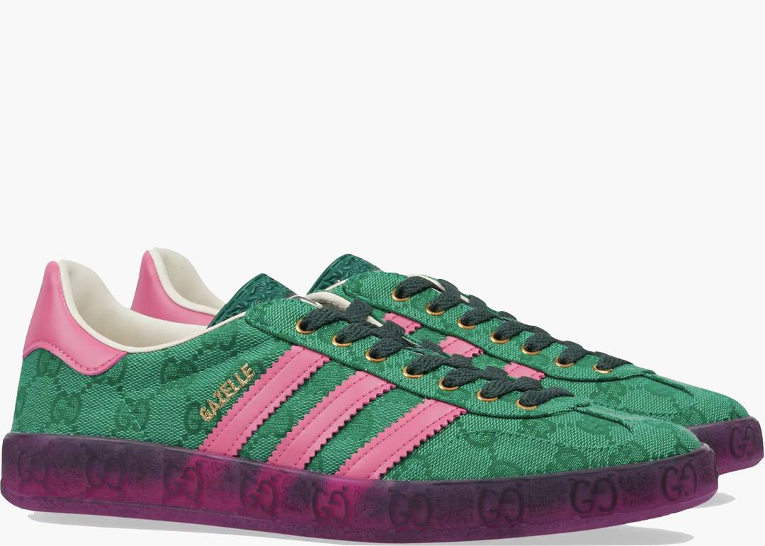 Adidas x Gucci Gazelle Green GG Monogram (W) | Hype Clothinga