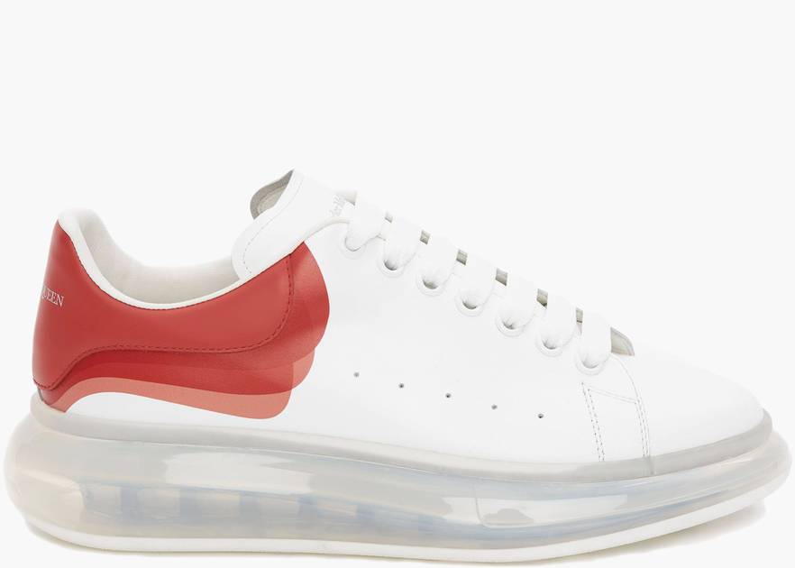 Alexander McQueen Oversized Clear Sole Lust Red