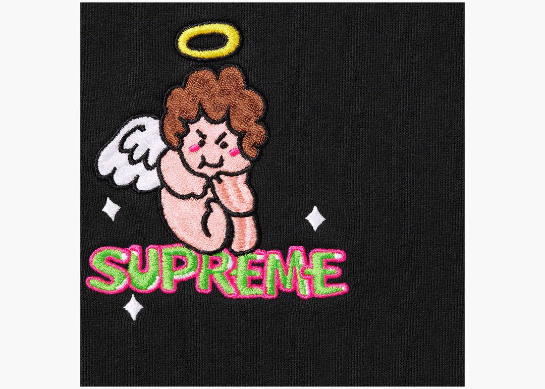 Supreme Angel Hooded Sweatshirt Black | Hype Clothinga