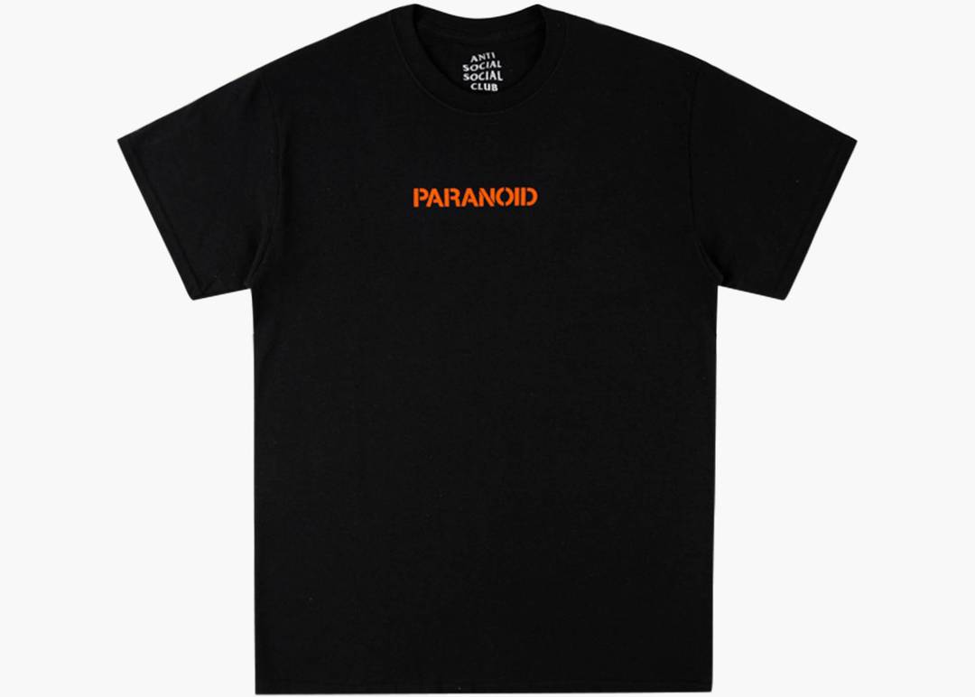 Assc X Undefeated Paranoid Black T-shirt
