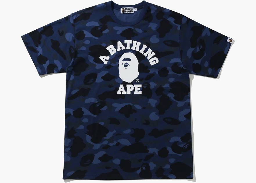 BAPE_Color_Camo_College_Tee_Bl BAPE_Color_Camo_College_Tee_Bl
