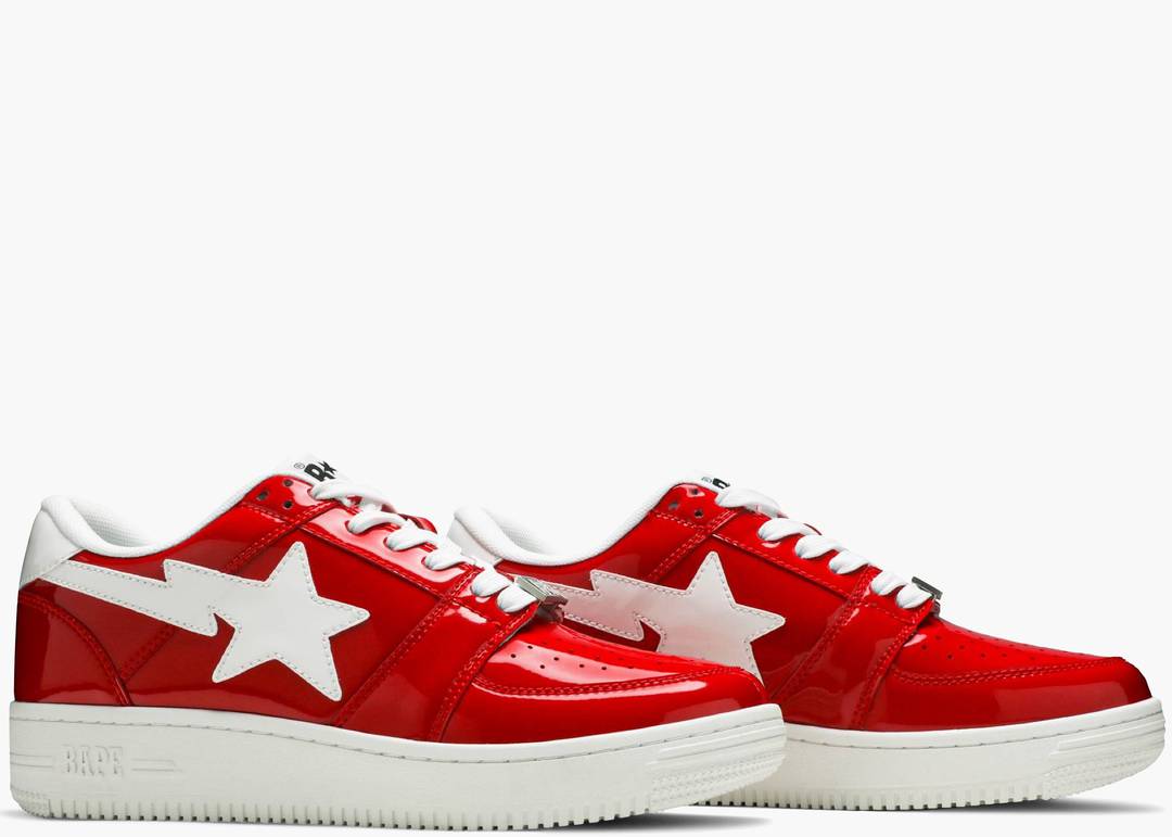 Bape Sta A Bathing Ape Patent Red