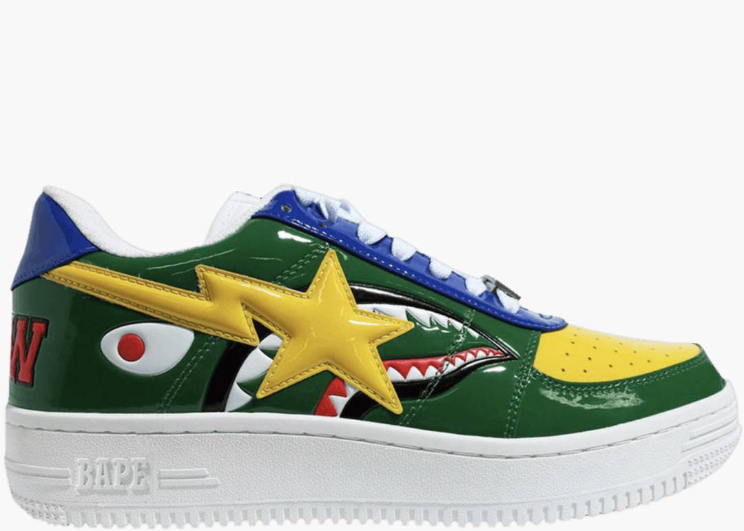 Bape Sta A Bathing M2 20th Anniversary Patent Green Bape Sta A Bathing M2 20th Anniversary Patent Green