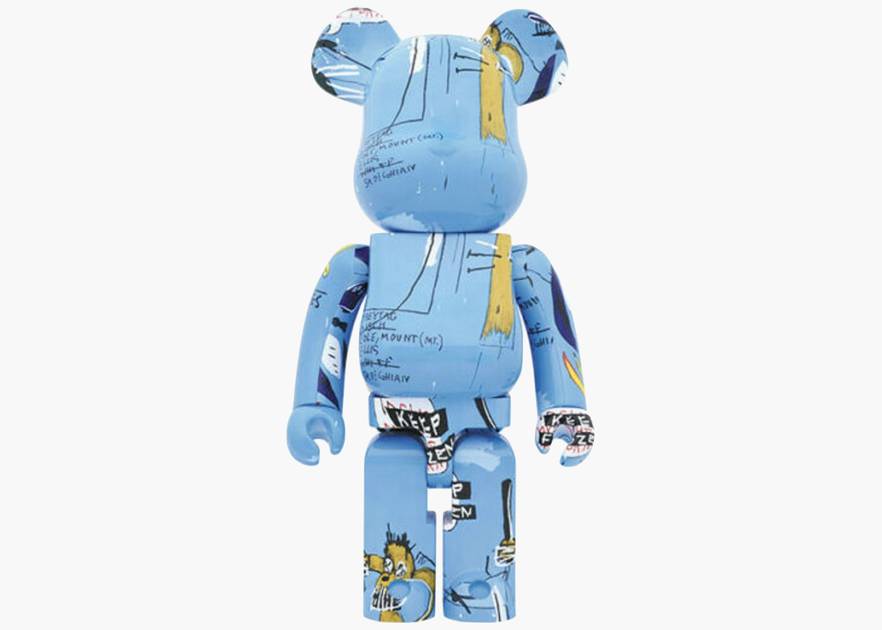 Bearbrick Jean-Michel Basquiat #4 1000% Blue