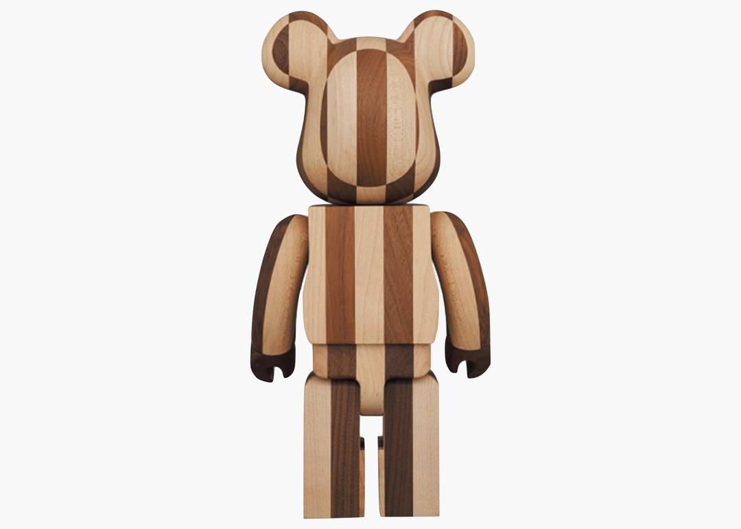 Bearbrick - 1000% Bearbrick Karimoku Fragment Wooden Polygon