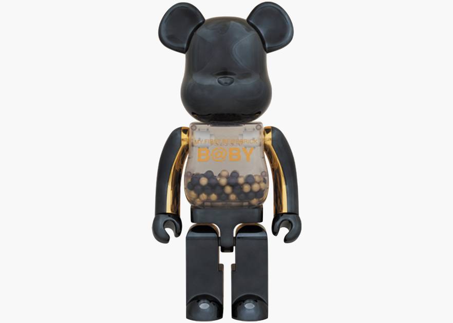 Bearbrick My First Be@rbrick Innersect 1000% Black/Gold