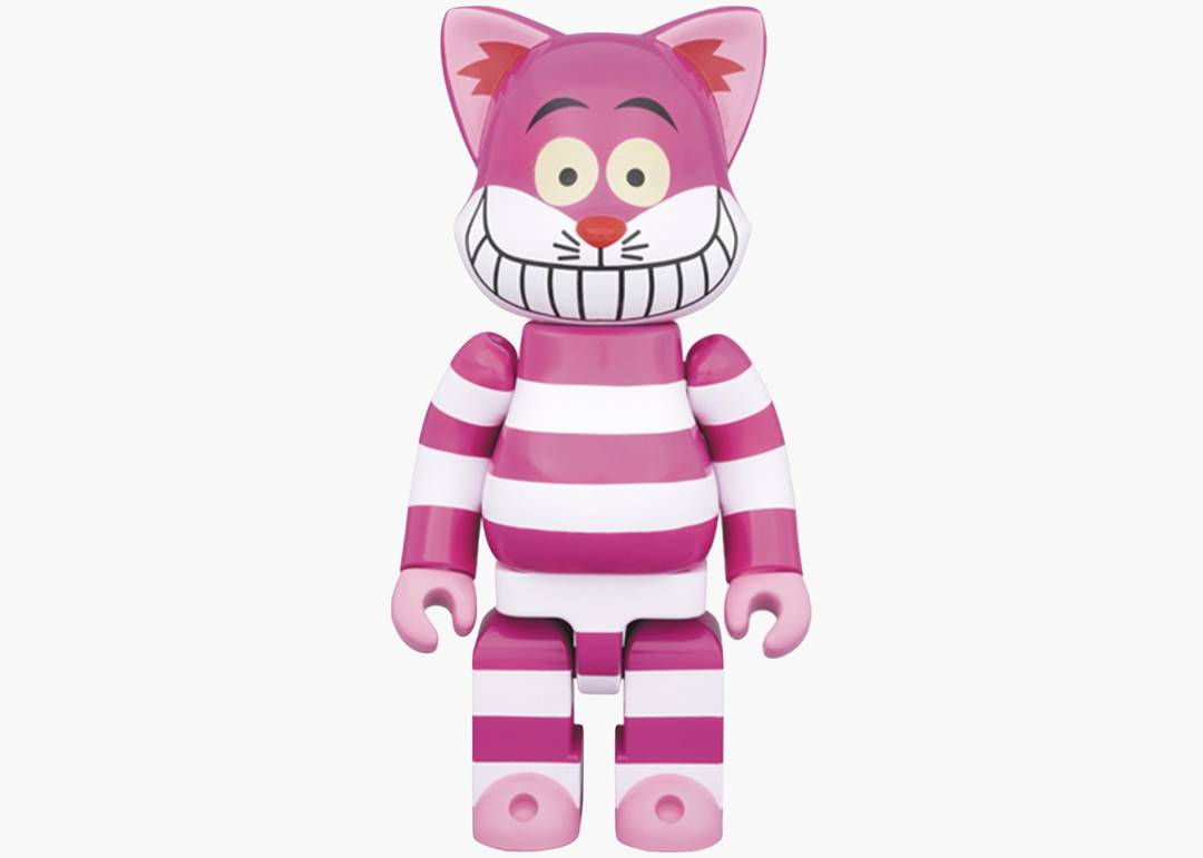 Bearbrick Nyabrick Cheshire Cat 400% Pink/White Bearbrick Nyabrick Cheshire Cat 400% Pink/White