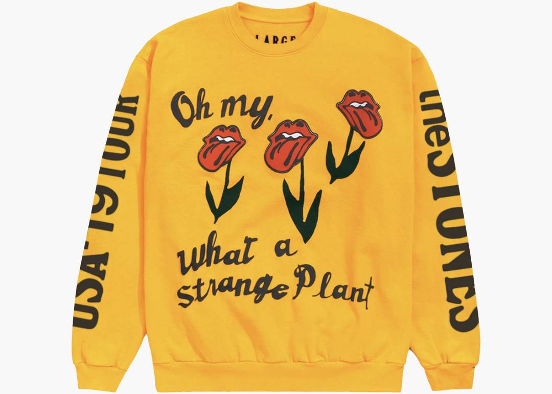 CPFM Rolling Stones USA 19 Tour Crewneck Gold | Hype Clothinga