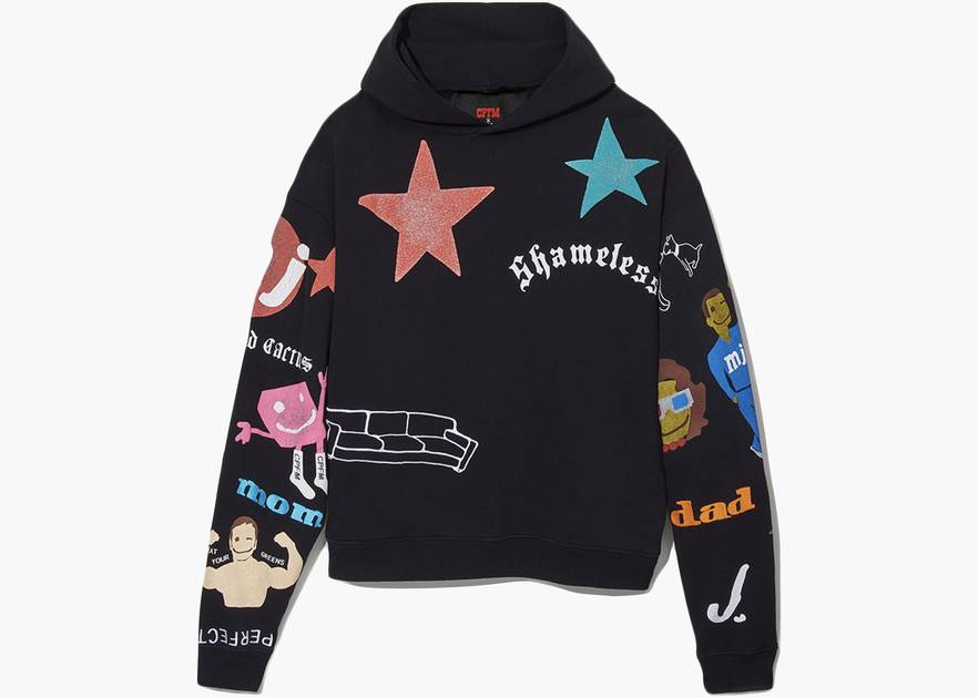 CPFM x Marc Jacobs Tattoo Hooded Pullover Sweatshirt Black