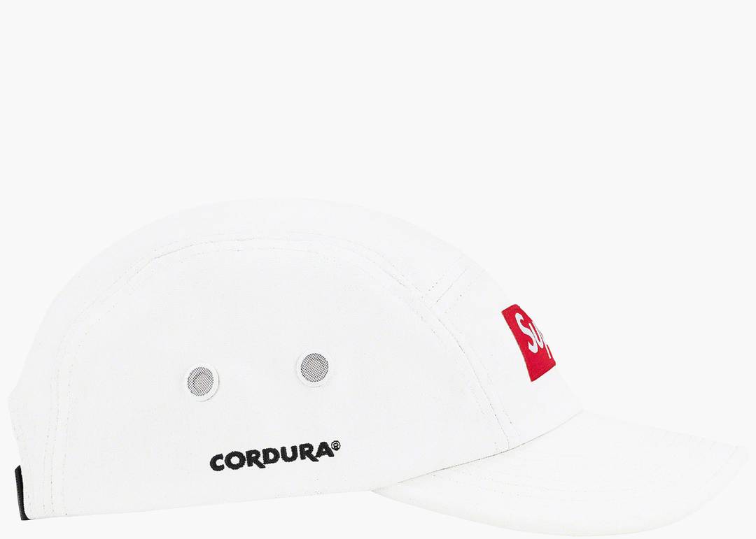 Supreme Coated Cordura Camp Cap White | Hype Clothinga