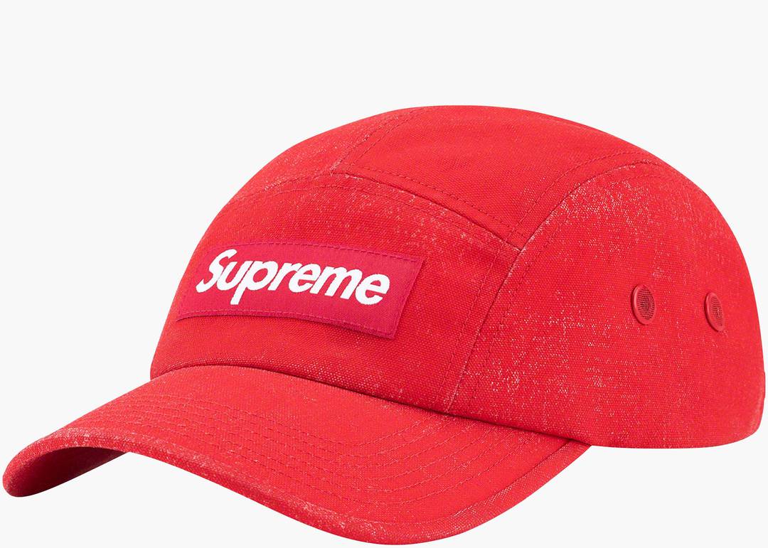 Supreme Coated Cordura Camp Cap Red | Hype Clothinga