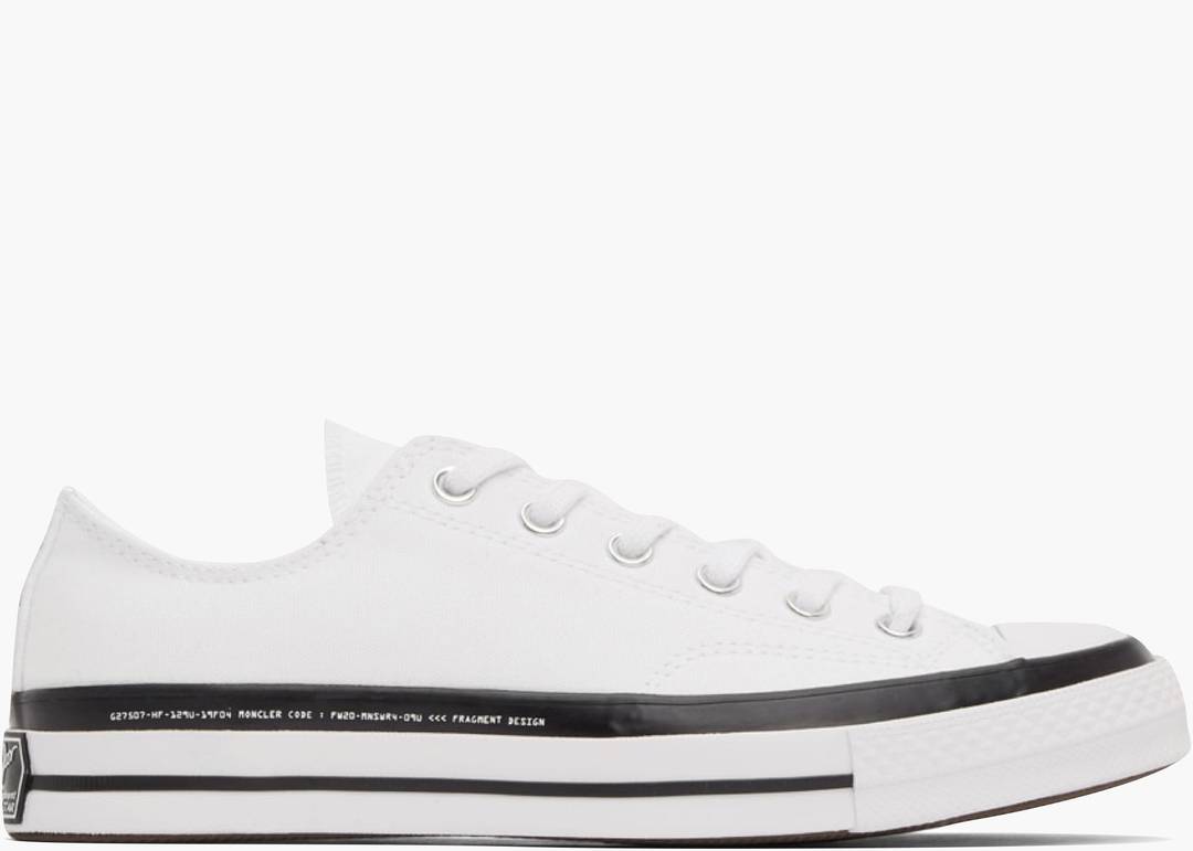 Converse Chuck Taylor All-Star 70s Ox 7 Moncler Fragment White