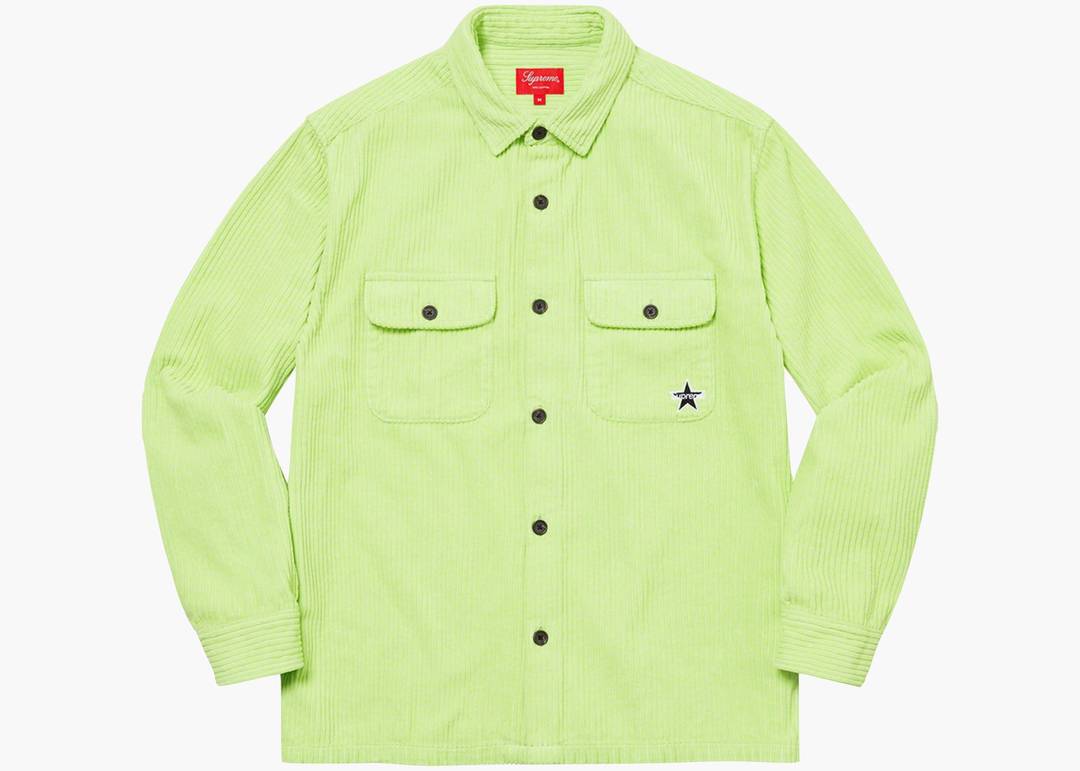 Supreme Corduroy Shirt Pale Mint