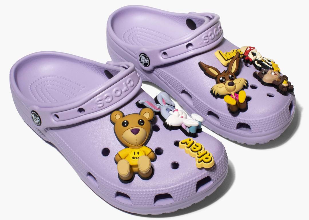 Crocs Classic Clog Justin Bieber with drew house 2 Lavender