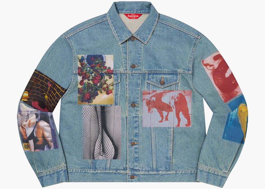 Supreme Daido Moriyama Denim Trucker Jacket Blue