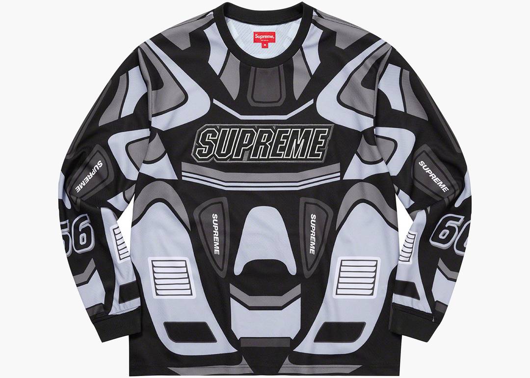 Supreme Decals Moto Jersey Black | Hype Clothinga