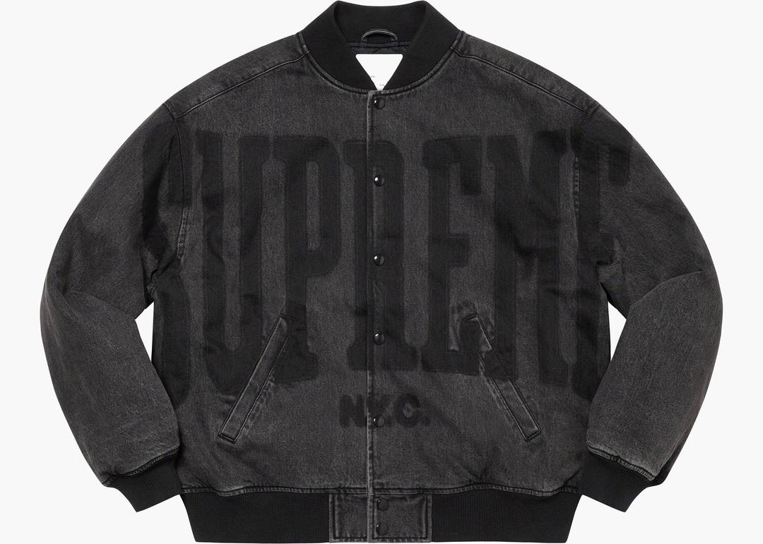 Supreme Denim Varsity Jacket - William Jacket