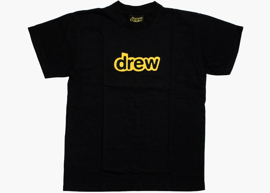 drew house: White Printed T-Shirt