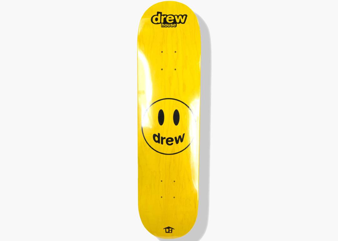 Drew House Skateboard Deck Gold