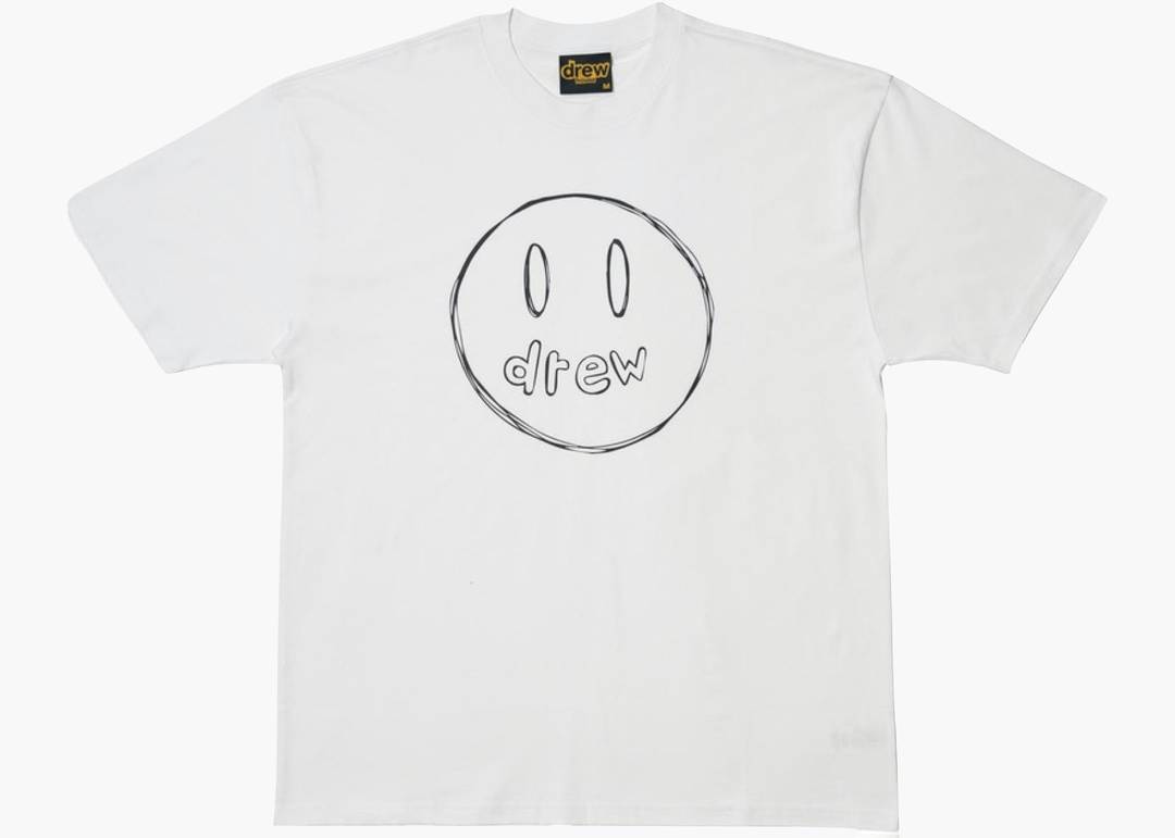 Drew House Sketch Mascot ss tee white | Hype Clothinga