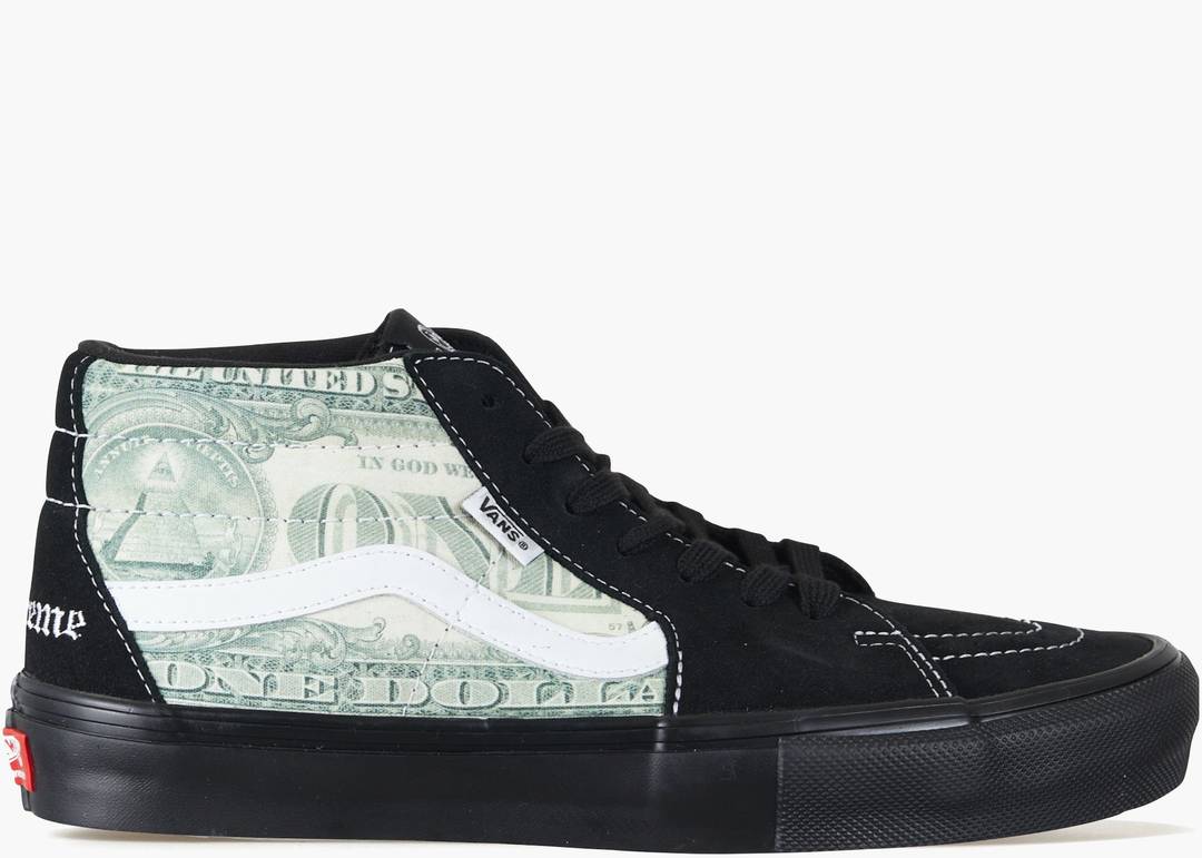 Vans Skate Grosso Mid Supreme Dollar Black | Hype Clothinga