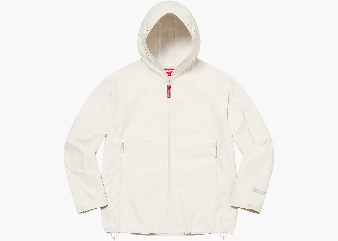 Supreme Full Zip Facemask Jacket Stone | Hype Clothinga