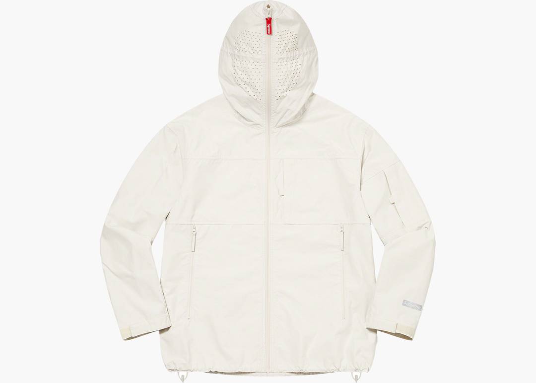 Supreme Full Zip Facemask Jacket Stone | Hype Clothinga