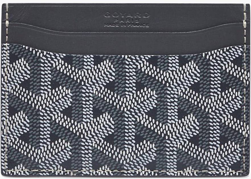 Goyard Card Holder Goyardine GreyGoyard Card Holder Goyardine Grey