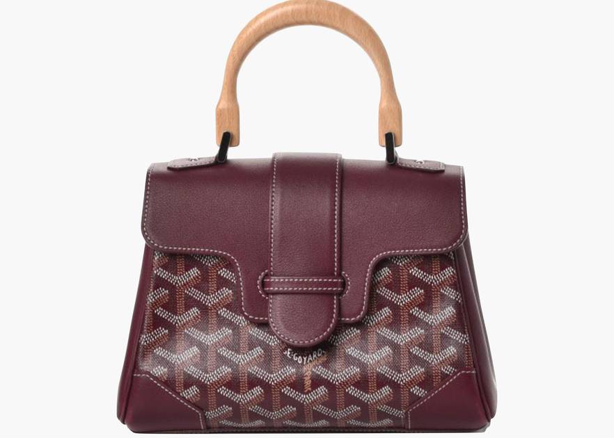 Goyard Alpin Coated Canvas Mini Backpack Burgundy, Fashion