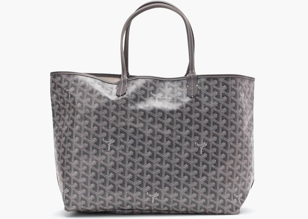 Goyard St. Louis Gray PM. Made in France. With care card, pouch