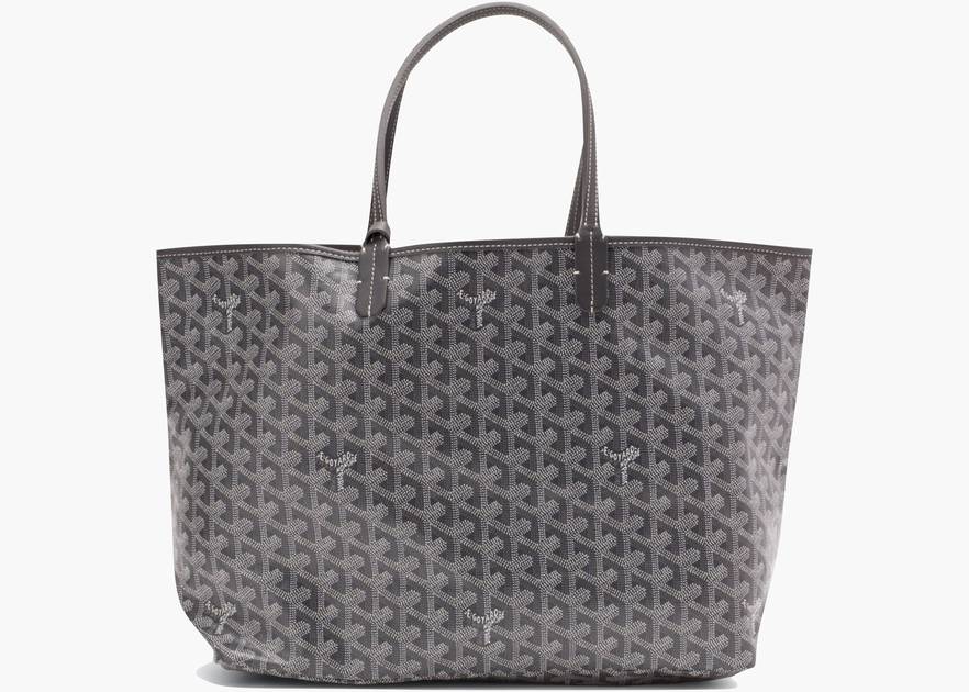 GOYARD Goyardine Poitiers Tote Gray 298714