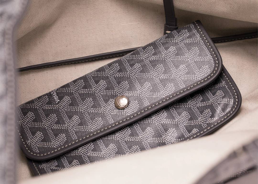 Goyard St Louis PM Limited Edition Silver Goyardine