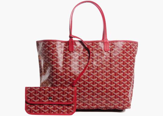 Goyard Cap Vert Goyardine Red in Canvas with Silver-tone - US