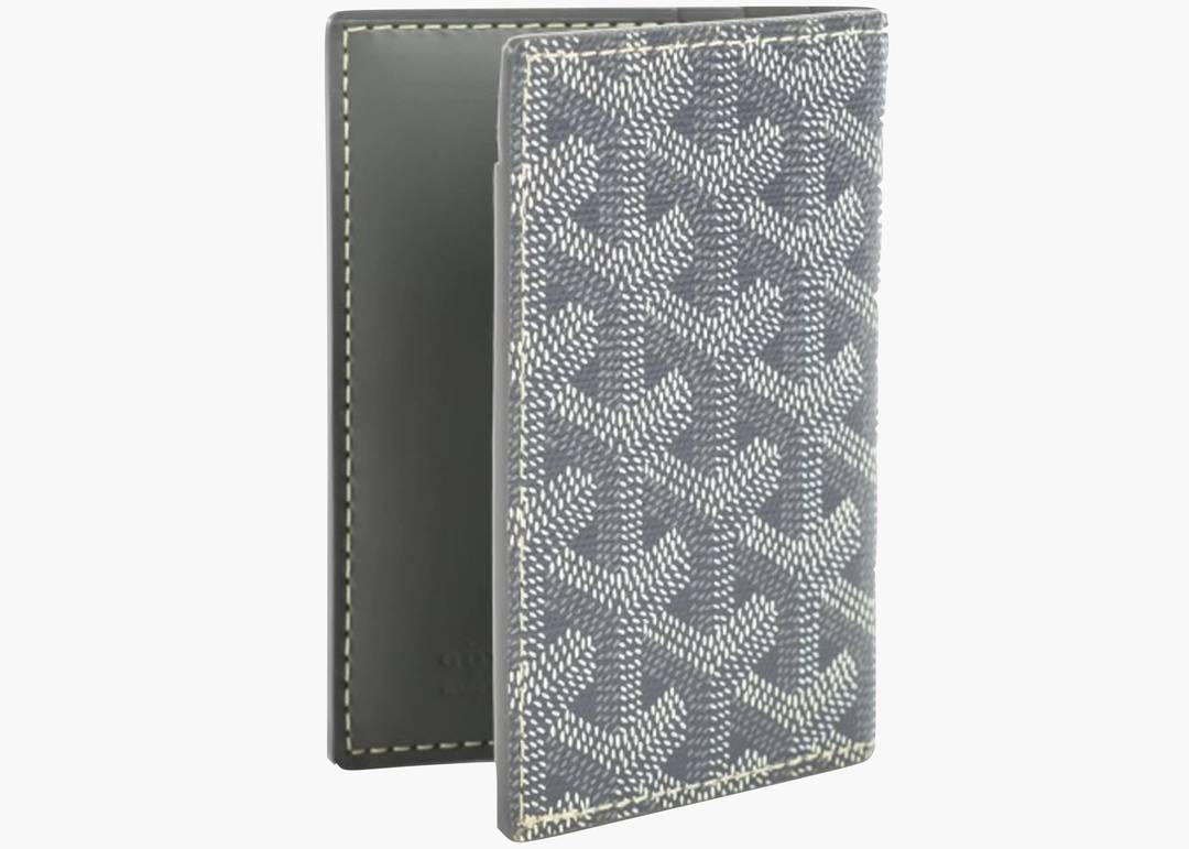 Goyard Saint Marc Card Holder Grey in Canvas/Calfskin - US