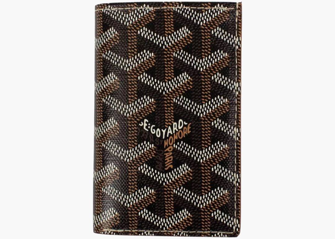 Goyard Goyardine Tuileries Wallet Navy Coated Canvas